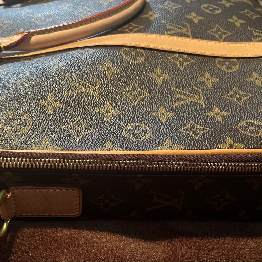 Louis Vuitton Tan and Brown Monogram Briefcase - Picture 4 of 7